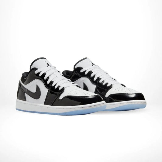 Air Jordan 1 Low Black White Patent Leather