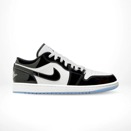Air Jordan 1 Low Black White Patent Leather